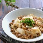 豚ひき肉と豆腐のさっぱりとろみ煮