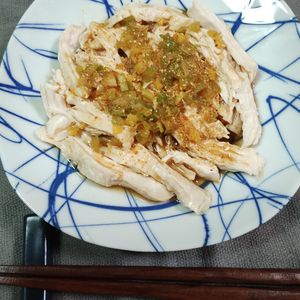 M＊Pの作ってみた!投稿(湯煎でしっとり♪ビリ辛よだれ鶏)