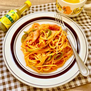 のりのり🐾🎀🤍の作ってみた!投稿(【ワンパンナポリタン】麺もっちり 旨さ濃厚 ガツンと食べ応え)