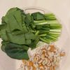 5分で作れる!【小松菜とちくわの無限ツナ和え】の工程1