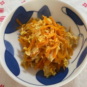 万福の作ってみた!投稿(レンジで簡単！人参しりしり)