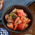 【家族が唸った】無限に食べれるうま塩トマト　#青じそたっぷり