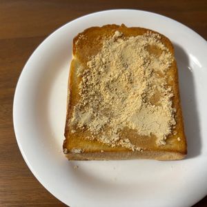 こむぎの作ってみた!投稿(きな粉トースト☆懐かしの給食☆朝食に)