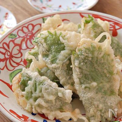 鶏むね肉と大葉のサクサク天ぷら
