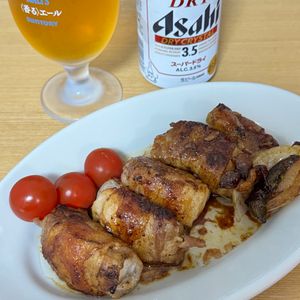 Tsuneaki Okadaの作ってみた!投稿(春野菜をもりもり♪【新玉ねぎとスナップえんどうの豚バラ巻き】)