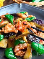【やみつき夏おかず】照りとろナスと豚肉の甘辛スイチリ炒め