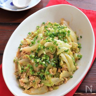 主材料2つでヘルシー&簡単!麻婆キャベツ