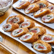 さっぱり食べれる揚げ物レシピ♡『梅しそミルフィーユカツ』