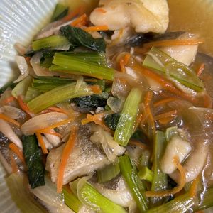 まぁちゃんの作ってみた!投稿(たらの中華風♡たっぷり野菜あんかけ【#とろみづけ不要】)