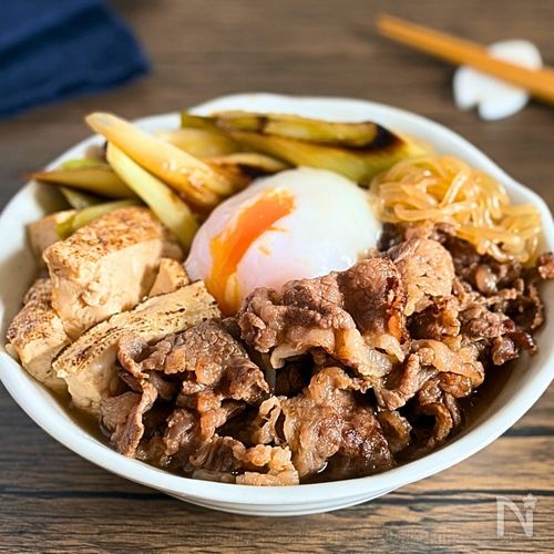 フライパンで簡単♪牛肉のすき煮