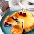 アメリカンチェリー入りベイクドチーズケーキ