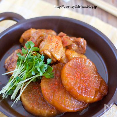 失敗なし!煮物の基本テクニック『鶏肉と大根のコッテリ甘辛煮』