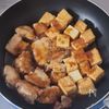 味付け2つ!厚揚げと鶏肉の甘辛いための工程3