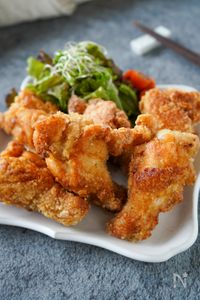 お店超え‼︎驚く旨さ♡『ザクザク唐揚げ にんにくダシ醤油』
