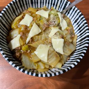 1169387の作ってみた!投稿(＊白菜と豚ひき肉のとろみカレー炒め＊)