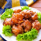 お惣菜屋さん風♪『豚切り落とし肉の甘酢あんかけ』