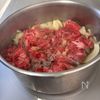 煮込み時間５分！麺つゆで簡単過ぎる牛丼の工程2