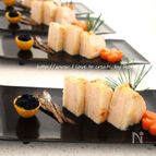 筍の豆腐海老はさみ揚げ