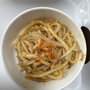 1547569の作ってみた!投稿(ベタつかない！味噌バター焼きうどん)