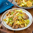 焼肉のたれ×コチュジャンで♪豚こまキャベツの旨辛炒め