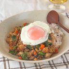家にあるもので作れる！おかわり止まらない【和風ガパオライス】