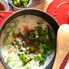 厚揚げ入り豆乳担々美肌スープ【大豆イソフラボン効果】