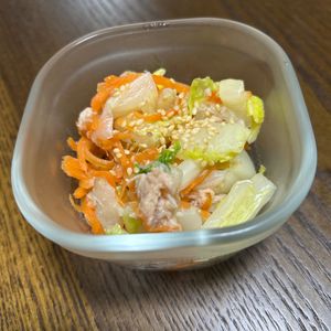 ダイエットママの作ってみた!投稿(【白菜の塩だれナムル】レンジで簡単！旨みたっぷりナムル♡)