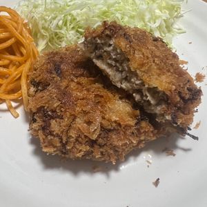 i_chihitoの作ってみた!投稿(基本のメンチカツ*サクッとジューシー!)
