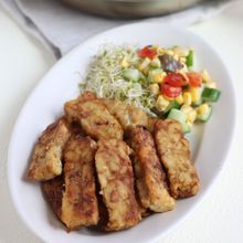 テンペの生姜焼き