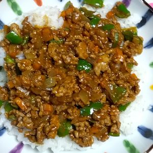 うさちゃんの作ってみた!投稿(我が家のカフェ風ドライカレー)