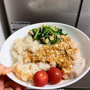 ケの作ってみた!投稿(旨みがすごい！【中華風カオマンガイ】)