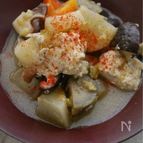 あまり野菜のにんにくけんちん煮