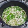エノキと水菜のシャキシャキとろ〜りスープの工程2