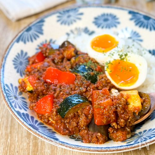 ごろっと♪夏野菜キーマカレー