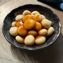 【豆腐入りみたらし団子】意外?な【すき焼のたれ】で簡単に!