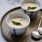 「牡蠣とチーズの茶碗蒸し」お酒に合う！