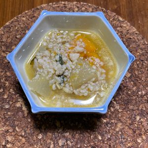 つくし🍄‍🟫の作ってみた!投稿(かぼちゃと冬瓜の鶏そぼろあん)