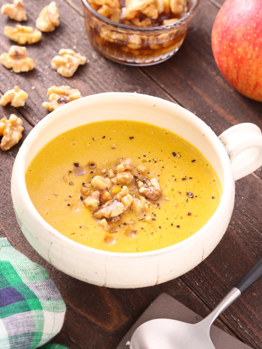 かぼちゃのチーズケーキ朝食スムージーのレシピ