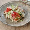 ぽりぽり食感♡【切り干し大根と夏野菜の麹レモンサラダ】