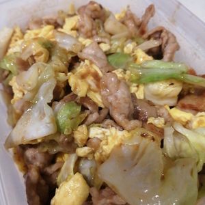 田中賢治の作ってみた!投稿(豚キャベと卵のオイスター炒め【ふんわり卵♪絶品おかず！】)
