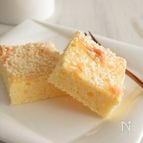 【柚子のスクエアケーキ】ホットケーキミックスで簡単！