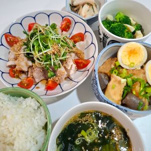 えびちゃんの作ってみた!投稿(しっとり茹で豚♡【柔らか豚しゃぶの香味サラダ】)