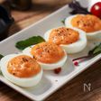 　卵の味を存分に味わう★『生たらこデビルエッグ』