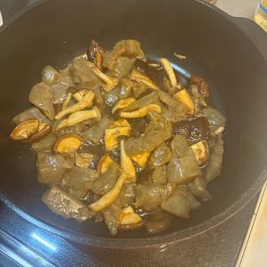 1169387の作ってみた!投稿(家族喜ぶヘルシー副菜！こんにゃくと椎茸のしょうが香る甘辛炒め)