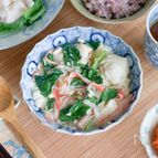 【豆腐と小松菜の中華風とろみ煮】サッと作れる！
