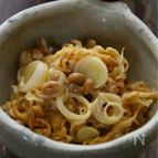 コリコリとろり☆切り干し納豆の酢醤油和え