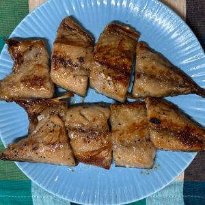 チョビの助の作ってみた!投稿(簡単10分！さっぱり美味い「焼きサバのレモンペッパーだれ」)