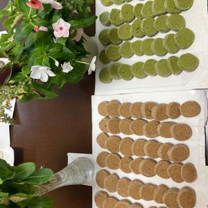 そら・ゆずの作ってみた!投稿(米粉のコーヒーディアマンクッキー【さくっほろっ】)