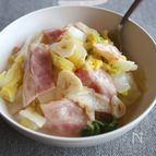 【レンジで簡単！白菜とベーコンの重ね煮】シンプルでおいしい♪