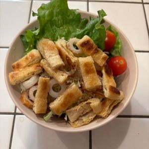 mi-koの作ってみた!投稿(【キャベツとカリカリ油揚げのサラダ】和風ドレッシングで♪)